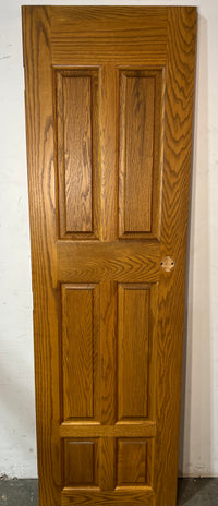 Solid Wood 6 Panel Door 24"W x 80"H