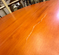 Space Saving Vintage Drop-Leaf Gateleg Dining Table in Warm Honey Finish