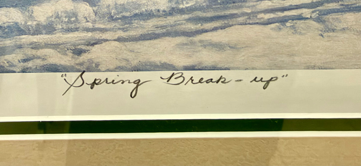 “Spring Break-up" Limited Edition Framed Print by Renowned Canadian Artist Lloyd Pretty