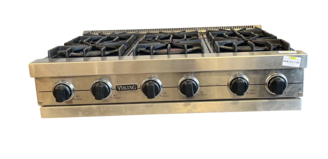 6-Burners Stainless Steel Gas Cooktop 36"
