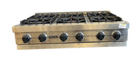 6-Burners Stainless Steel Gas Cooktop 36"