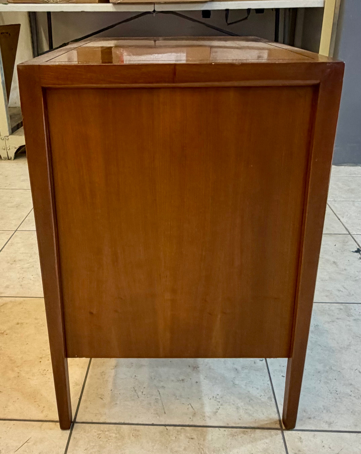 Vintage Mid-Century Modern "Counterpoint" Single Pedestal Desk by John Van Koert for Drexel
