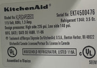 Kitchenaid Grey Mini Fridge