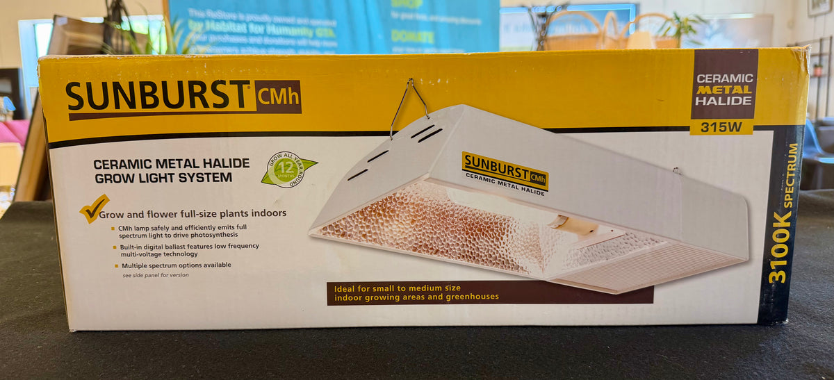 Sunburst 315W CMH Ceramic Metal Halide Grow Light System (3100K)