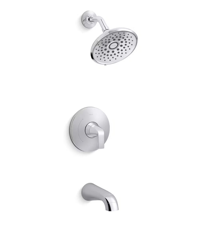 KOHLER Cursiva Single-Handle 3-Spray Tub and Shower Faucet