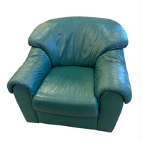 Green Leather Armchair
