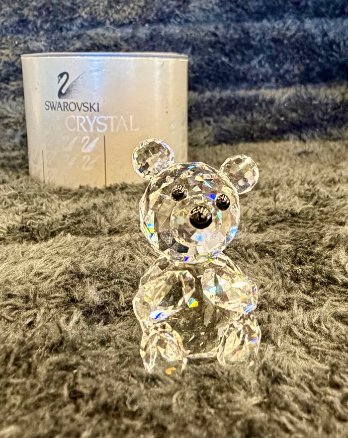 Swarovski Crystal Small Size Figurine Bear