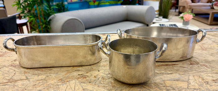 Vintage Silver-plated Serving Set form the President Hotel Johannesburg Holloware (3 piece )set