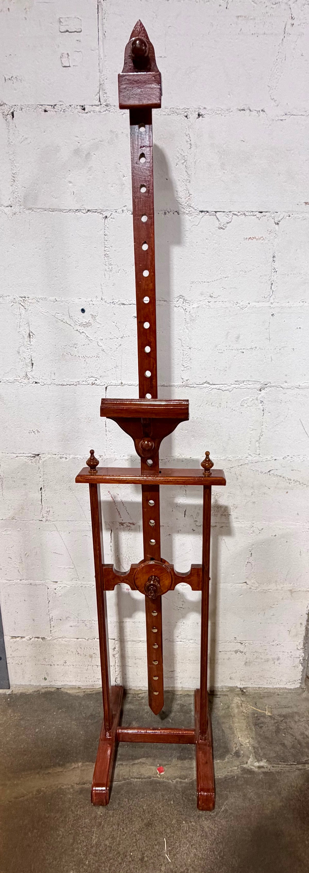 Vintage Wooden Adjustable Artist Studio Easel