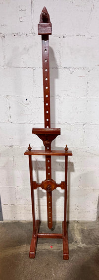 Vintage Wooden Adjustable Artist Studio Easel