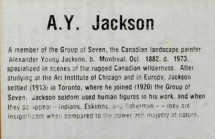 A.Y. Jackson Print "The Red Maple"