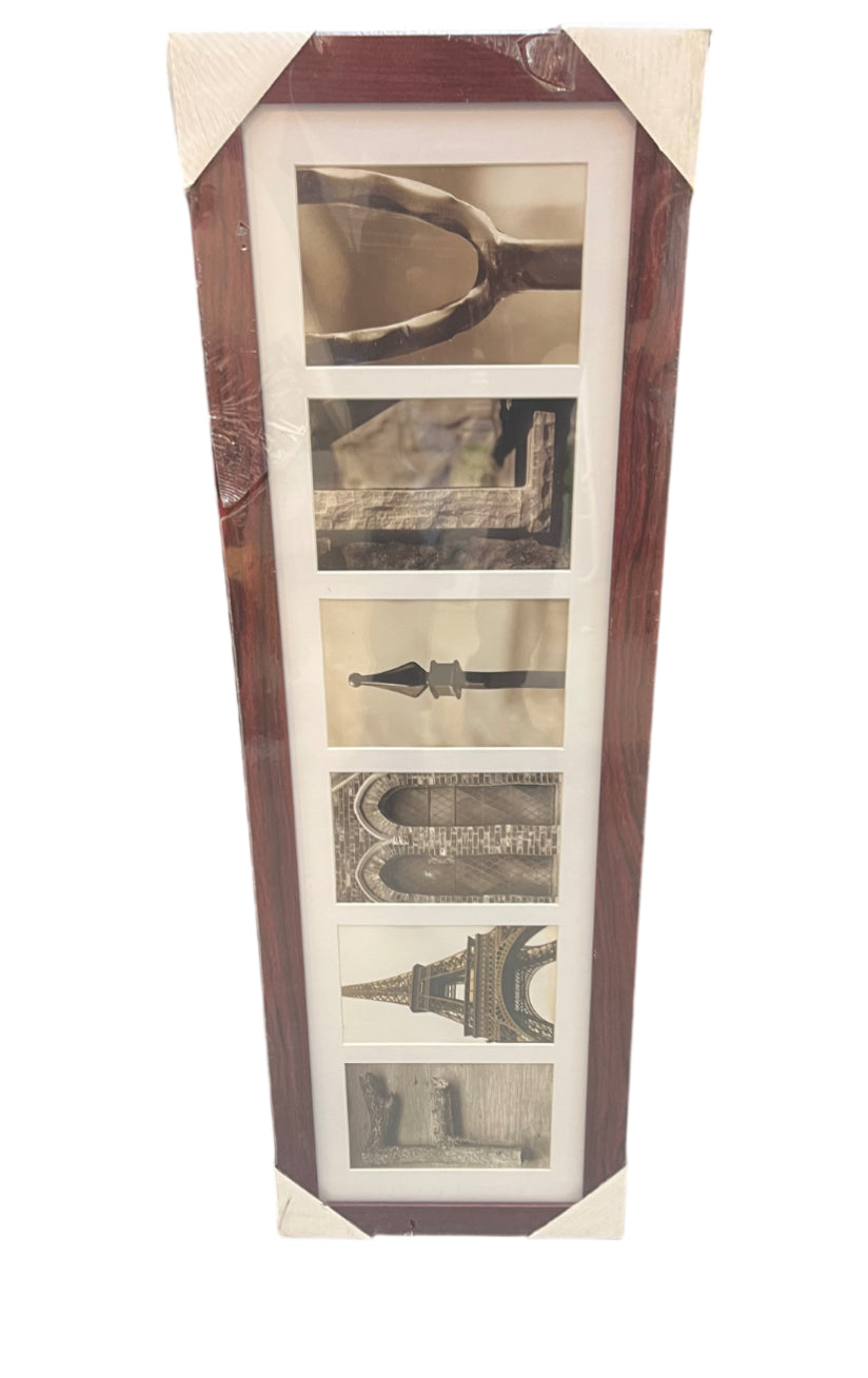 10" x 30" 6-Opening Picture Frame