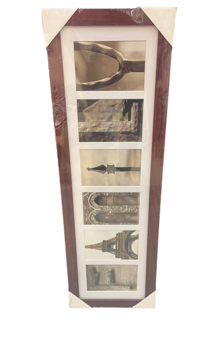 10" x 30" 6-Opening Picture Frame