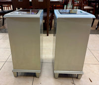 Mirrored Nightstands / Accent Cabinets (Set of 2)