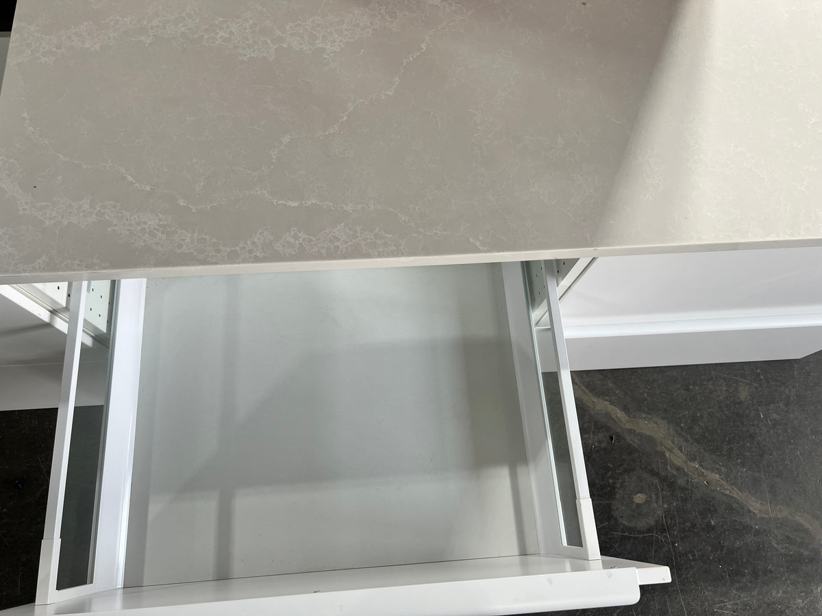 IKEA Veddinge Kitchen With Quartz Countertop