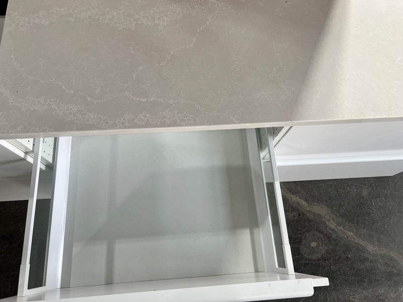 IKEA Veddinge Kitchen With Quartz Countertop