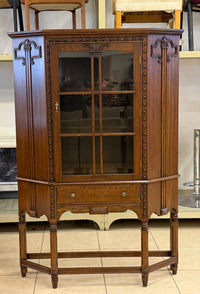 Exquisite Vintage Strathroy Furniture Company Jacobean Revival Display Cabinet