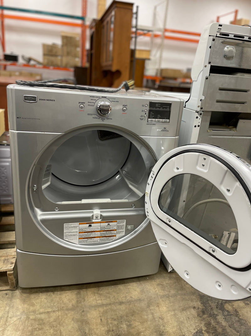 Grey Maytag Front Load Dryer