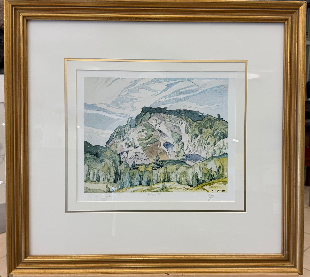 A.J. Casson Limited Edition Print - "McCarry Flats"