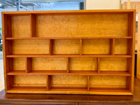 Charming Handcrafted Wooden Collectibles Display Shelf