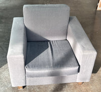 Minimalist Grey Armchair