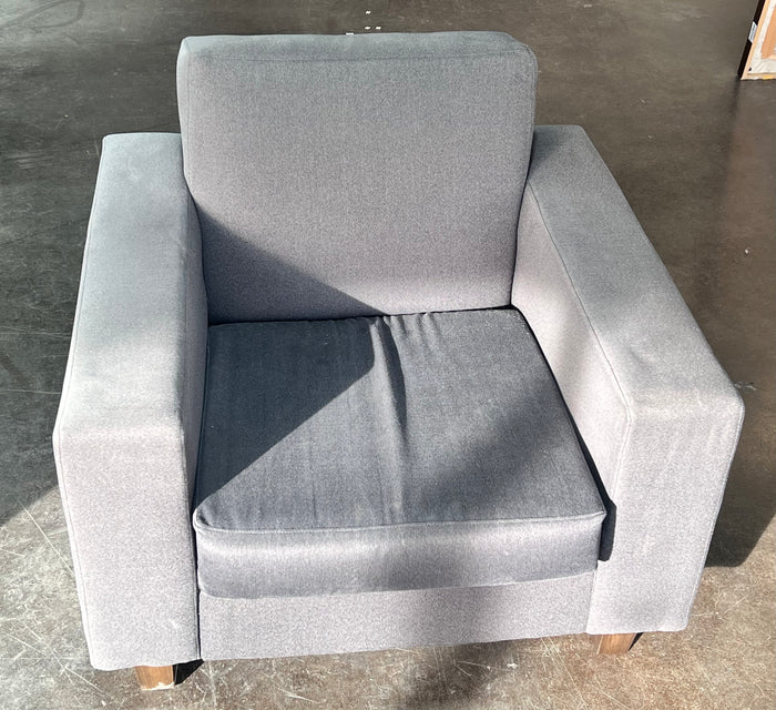 Minimalist Grey Armchair