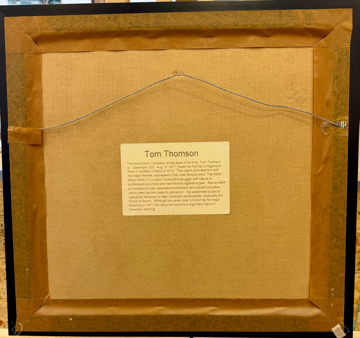 Framed Limited Edition Tom Thomson Set of 3 Prints (Canoe Lake, Sunset Canoe Lake, & Northland Sunset)