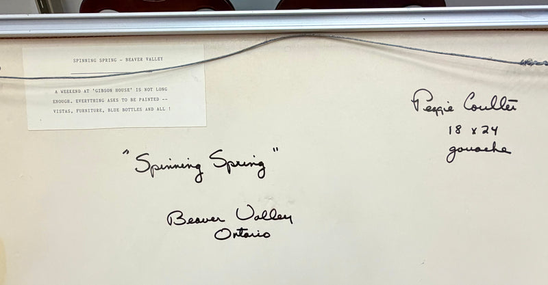 Spinning Spring By Peggy Coulter