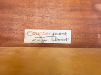Mid-Century Modern Masterpiece: "Counterpoint" Bachelor Chest with Attached Mirror by John Van Koert for Drexel