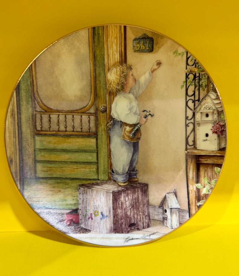 "The Carpenter's Son" Norman Rockwell Collectable Plate