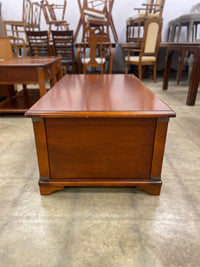 Classic Design Multiple Drawer Coffee Table  with Decorative Metal Accents