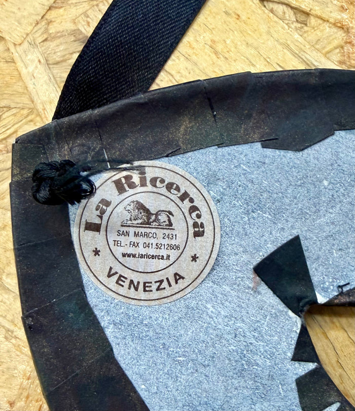 Set of 2 authentic Venetian Masks handmade by LaRicerca