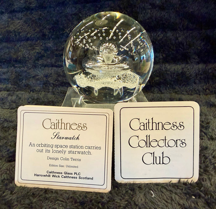 Starwatch Paperweight by Caithness Glass