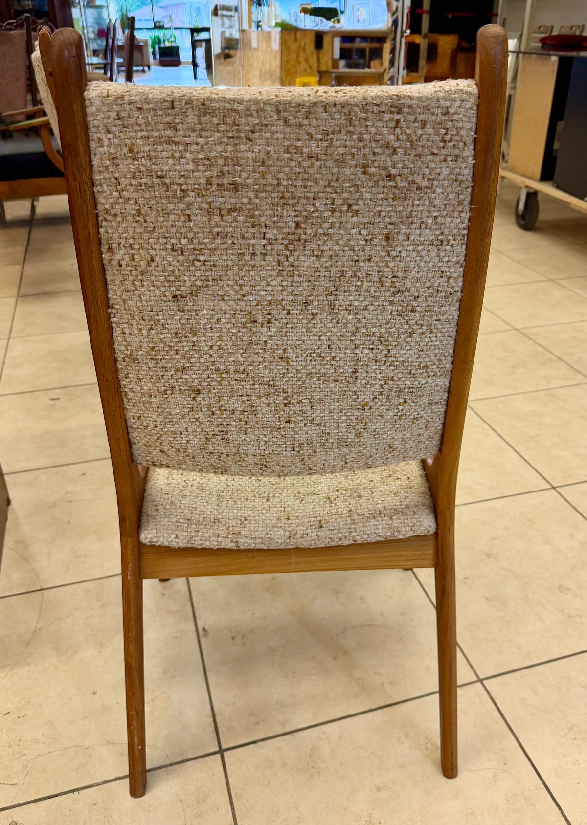 Set of 4 Vintage Mid-Century Teak  Encino Dining Chairs