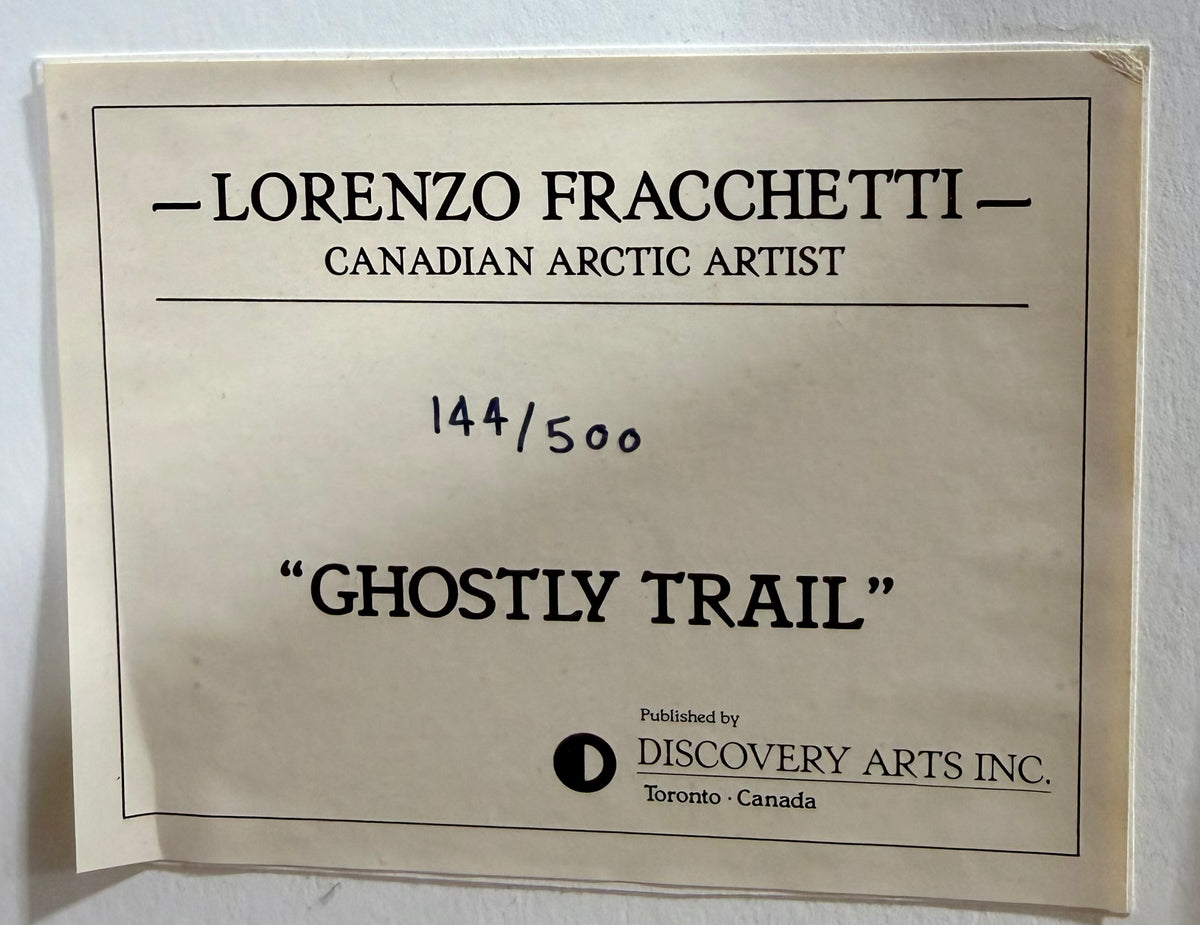 Lorenzo Frachetti “Ghostly Trail” Limited Edition Signed Print – Canadian Arctic Art