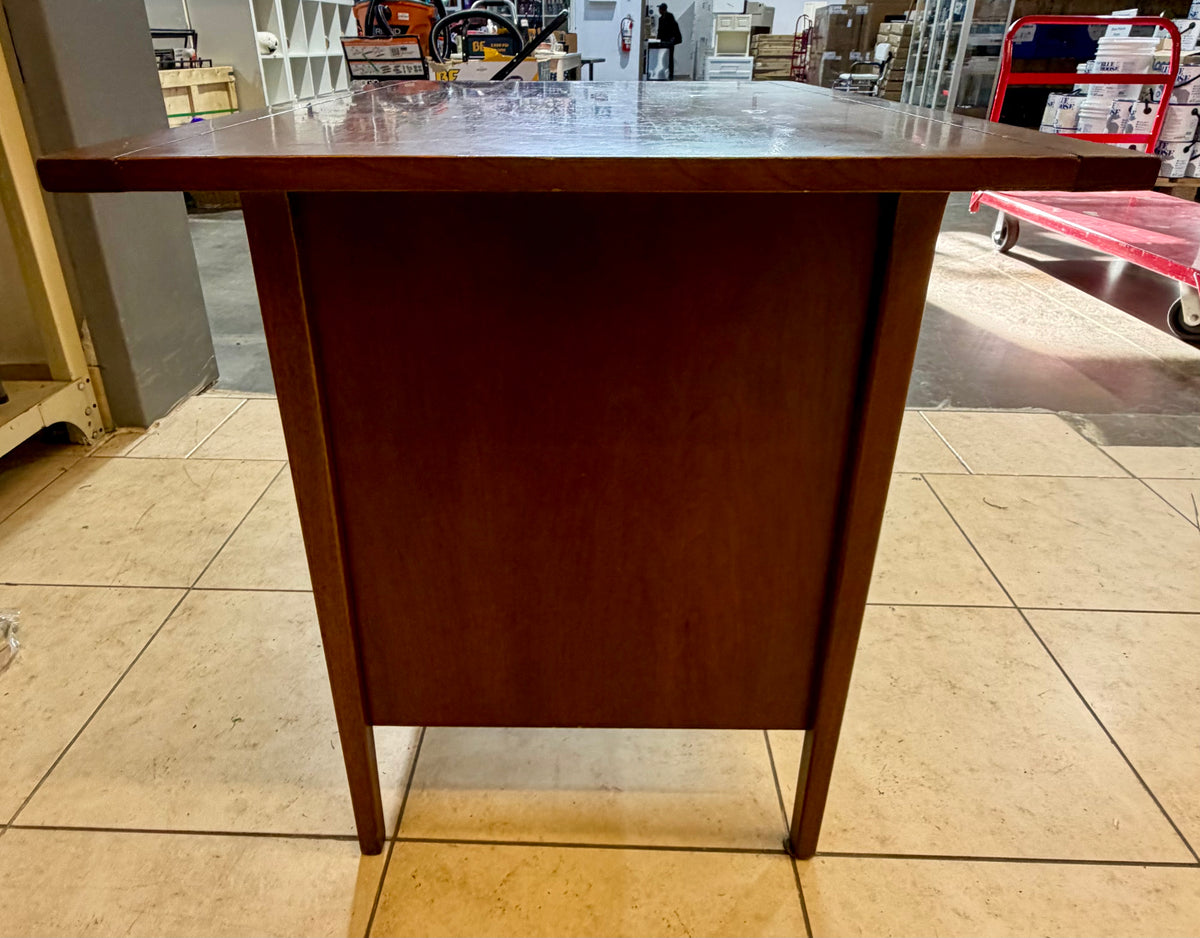 Vintage Mid-Century Modern "Counterpoint" Single Pedestal Desk by John Van Koert for Drexel