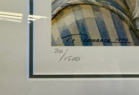 Limited Edition Framed Art Print "Little Sailor" by Trisha Romance (1990)