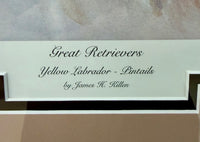 James H. Killen Limited Edition Print - "Great Retrievers: Yellow Labrador - Pintails"