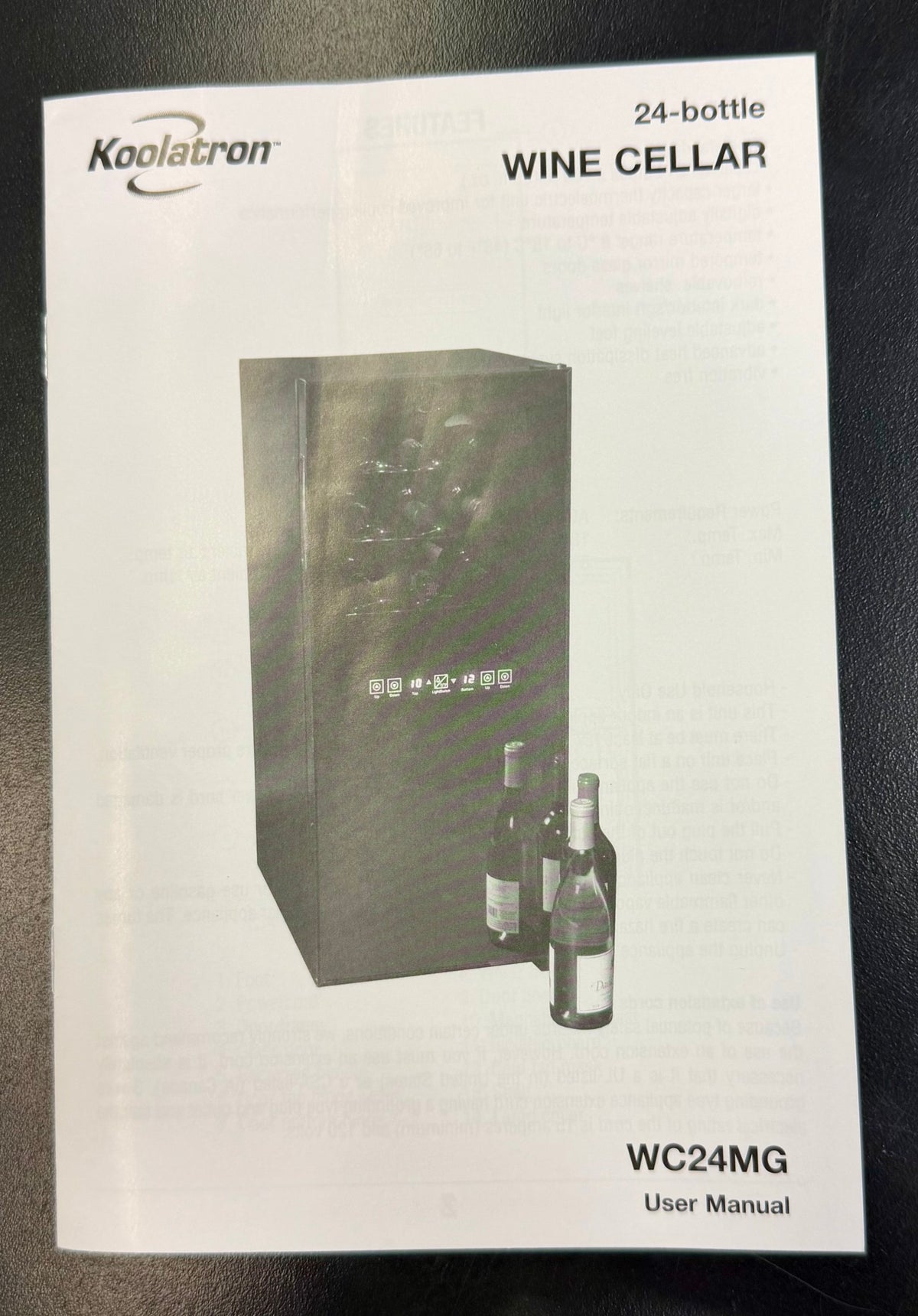 Koolatron 24-Bottle Dual Zone Wine Cellar – Mirrored Glass Door – Model WC24MG