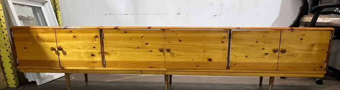 Golden Pine Media Console