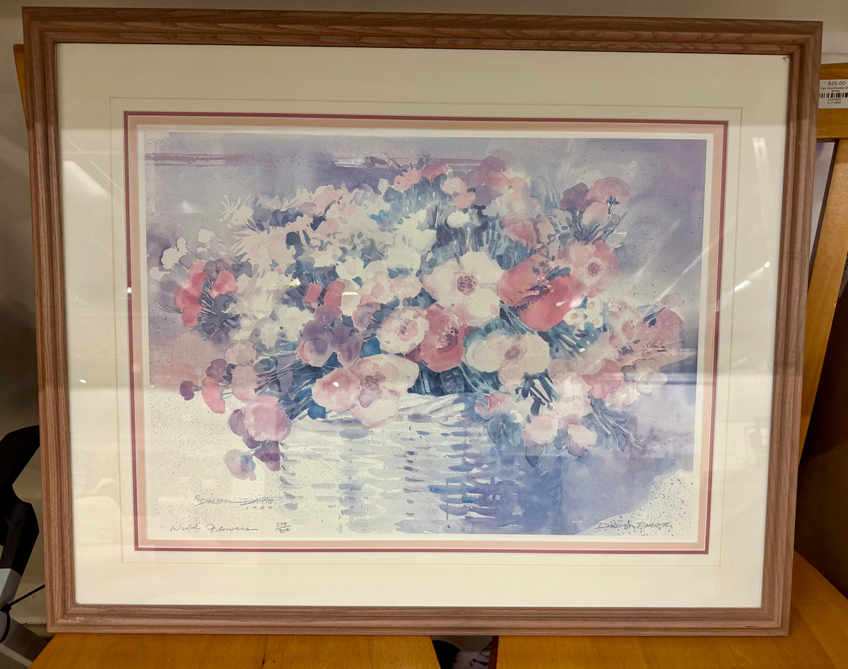 Donna Barton Signed & Numbered Limited Edition Lithograph - "Wind Flowers"
