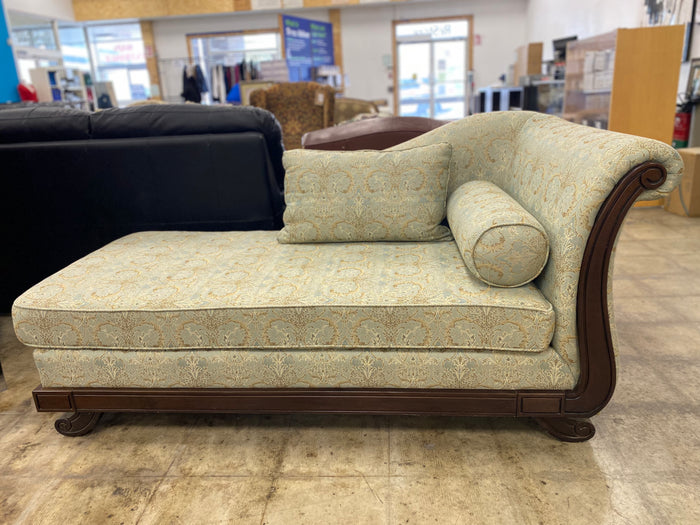 Botanical Motifs Silhouette Chaise Lounge