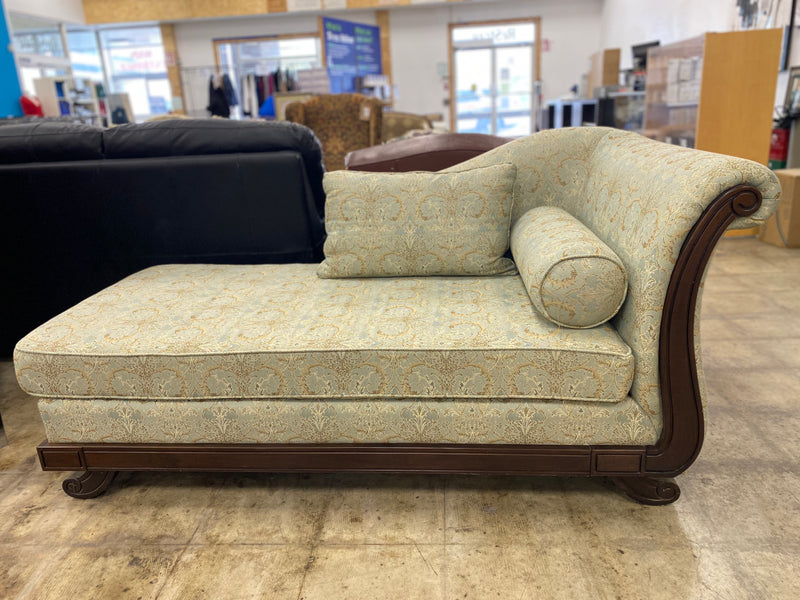 Botanical Motifs Silhouette Chaise Lounge