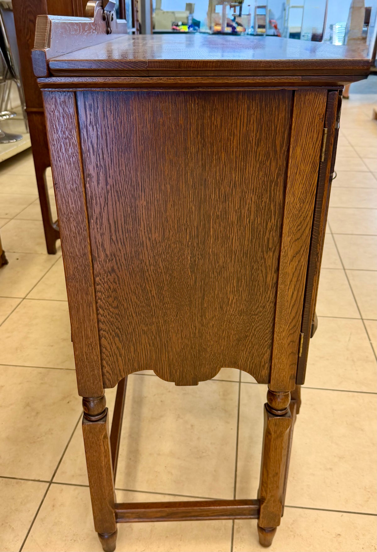 Strathroy Jacobean Revival Style Sideboard (Key Included)