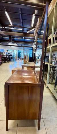 Mid-Century Modern Masterpiece: "Counterpoint" Bachelor Chest with Attached Mirror by John Van Koert for Drexel