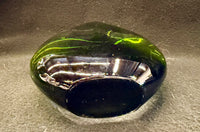 Mid-Century Modern Italian Emerald Green Sommerso Art Glass Pocket Vase