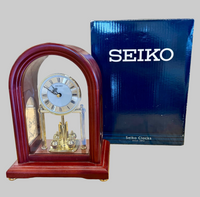 Mid-Century Seiko Quartz Mantel Clock