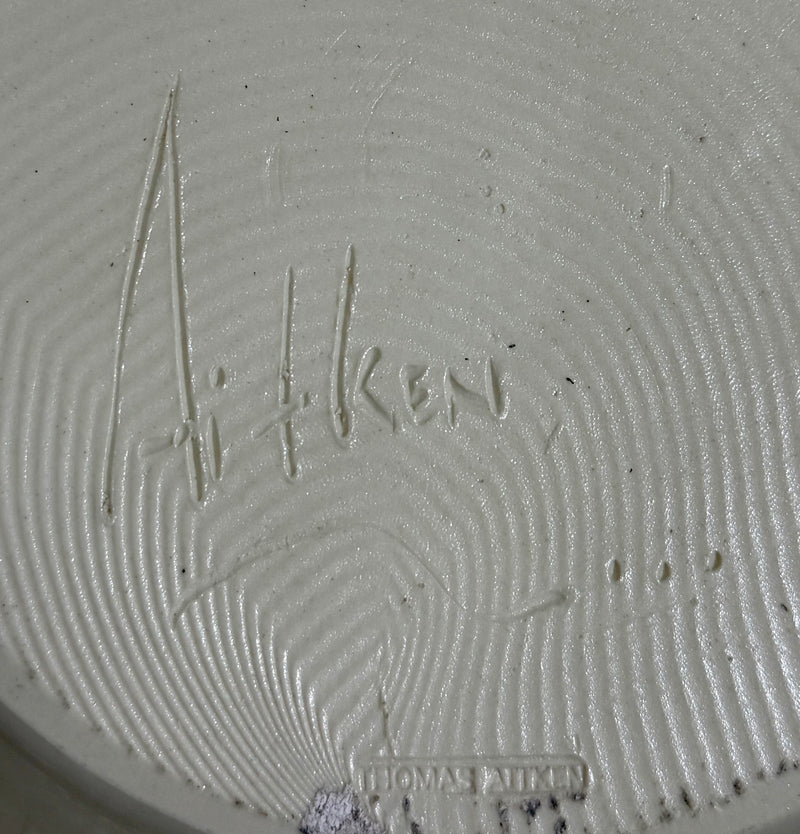 Thomas Aitken Stoneware Olive Coloured Bowl