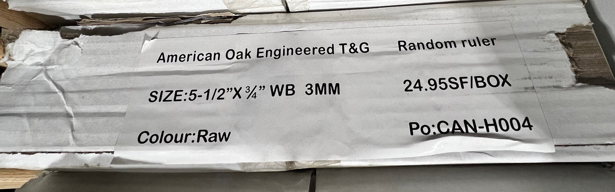Umbrellar Luxury Engineered Flooring - Lot of 145sq ft
