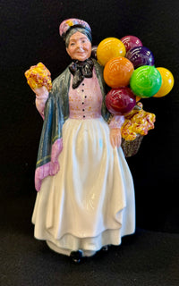 Vintage Royal Doulton "Biddy Pennyfarthing" Bone China Figurine (HN 1843)